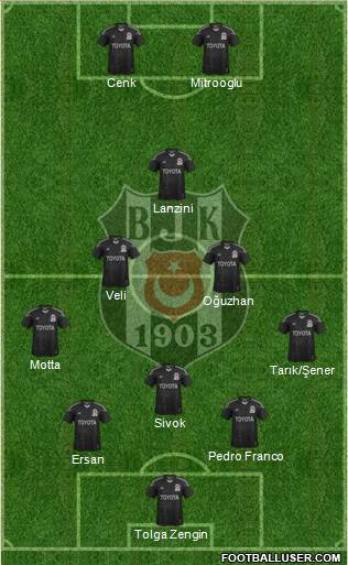 Besiktas JK Formation 2014