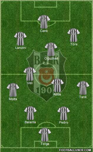 Besiktas JK Formation 2014