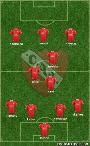Independiente Formation 2014