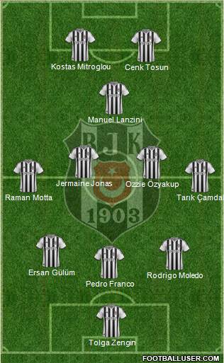Besiktas JK Formation 2014