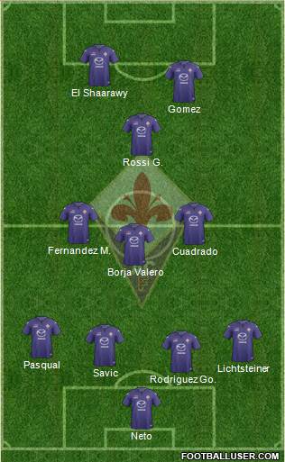 Fiorentina Formation 2014
