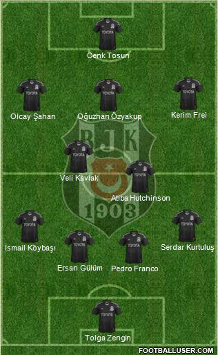 Besiktas JK Formation 2014