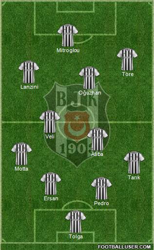 Besiktas JK Formation 2014