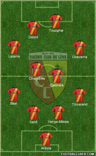 Racing Club de Lens Formation 2014