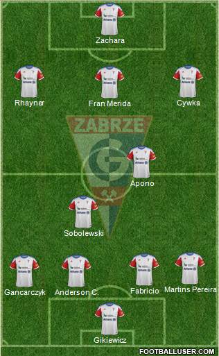 Gornik Zabrze Formation 2014