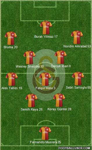 Galatasaray SK Formation 2014