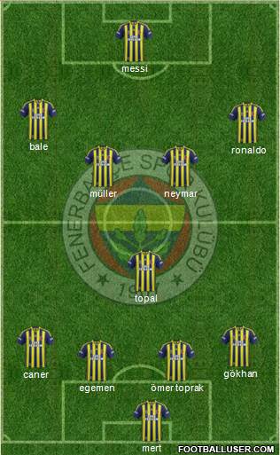 Fenerbahçe SK Formation 2014
