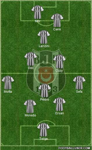 Besiktas JK Formation 2014