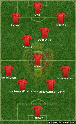 Belgium Formation 2014