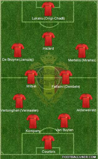 Belgium Formation 2014