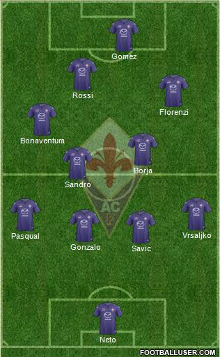 Fiorentina Formation 2014