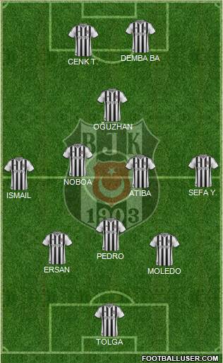 Besiktas JK Formation 2014