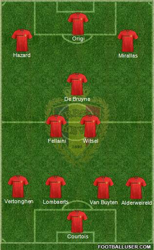 Belgium Formation 2014