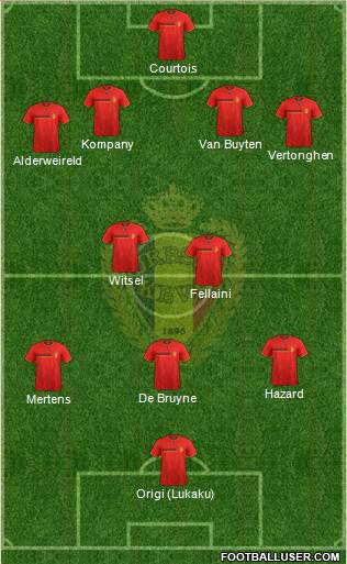 Belgium Formation 2014