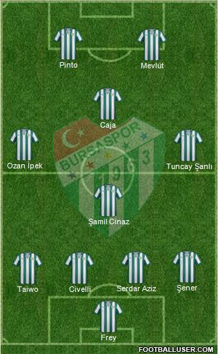 Bursaspor Formation 2014