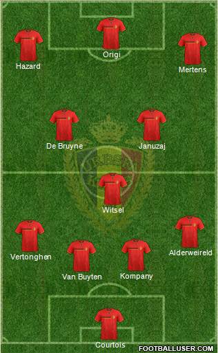 Belgium Formation 2014