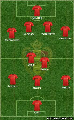 Belgium Formation 2014