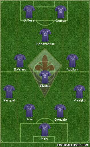 Fiorentina Formation 2014