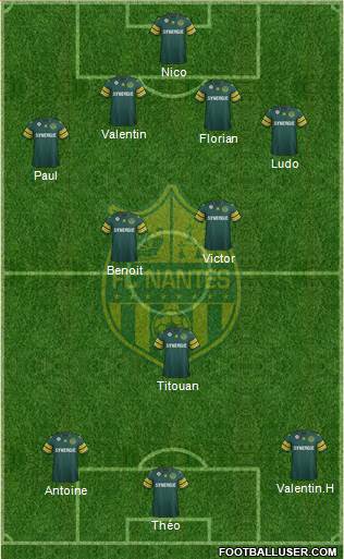 FC Nantes Formation 2014