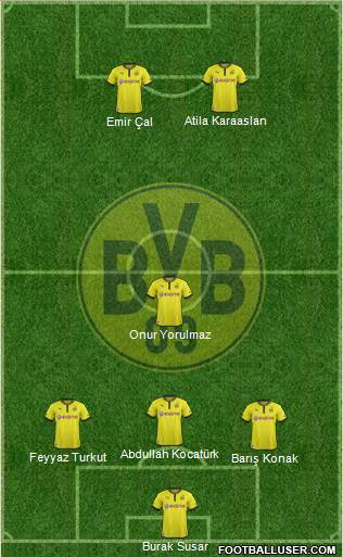 Borussia Dortmund Formation 2014
