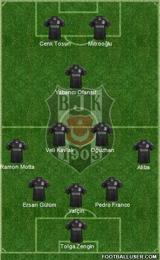Besiktas JK Formation 2014