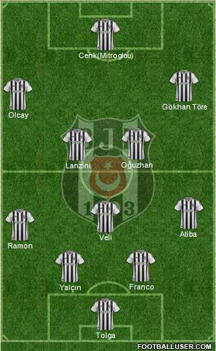 Besiktas JK Formation 2014