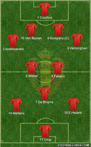 Belgium Formation 2014