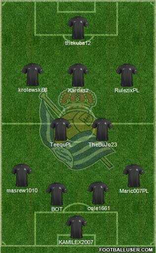 Real Sociedad S.A.D. Formation 2014