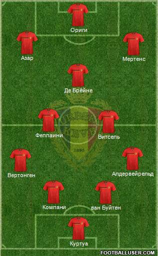Belgium Formation 2014