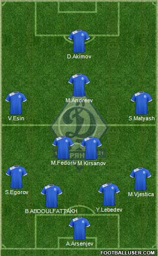 Dinamo Bryansk Formation 2014