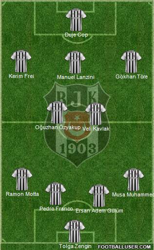 Besiktas JK Formation 2014