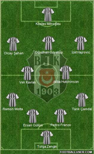 Besiktas JK Formation 2014