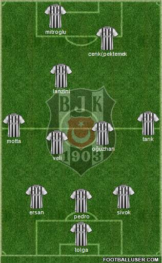 Besiktas JK Formation 2014
