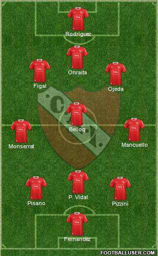 Independiente Formation 2014
