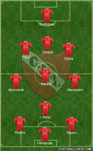 Independiente Formation 2014