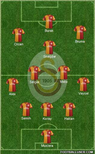 Galatasaray SK Formation 2014