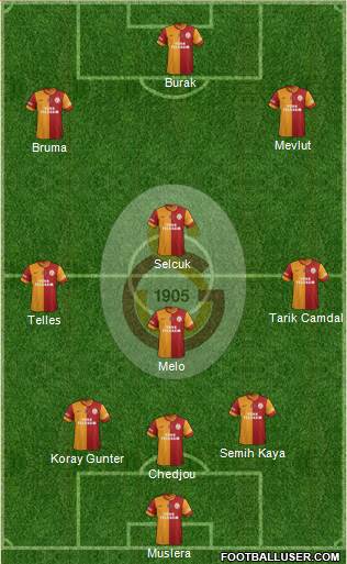 Galatasaray SK Formation 2014