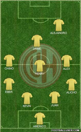 CS Unión Huaral Formation 2014