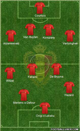 Belgium Formation 2014
