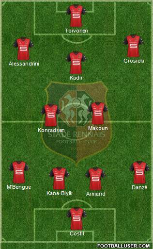 Stade Rennais Football Club Formation 2014
