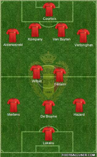 Belgium Formation 2014