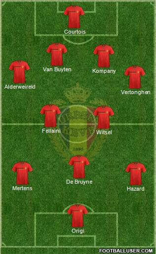 Belgium Formation 2014