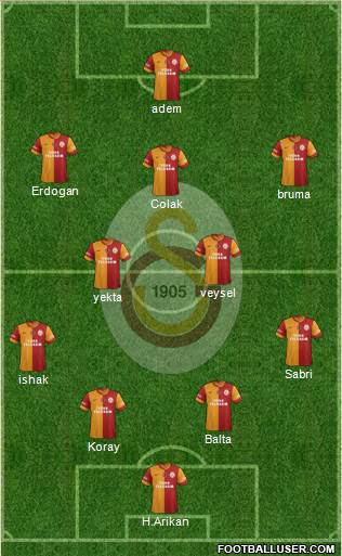 Galatasaray SK Formation 2014