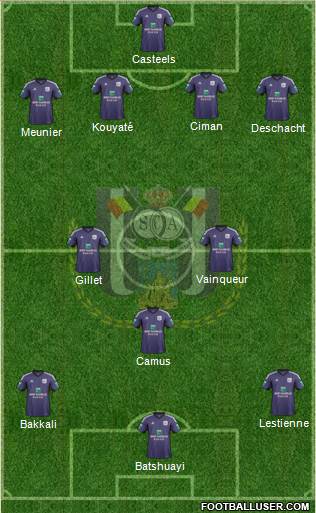 RSC Anderlecht Formation 2014