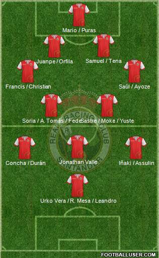 R. Racing Club S.A.D. Formation 2014