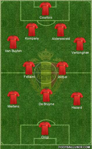 Belgium Formation 2014