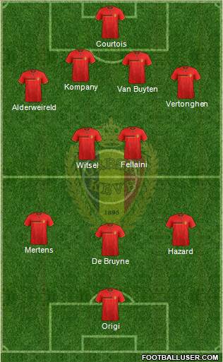 Belgium Formation 2014