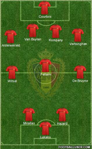 Belgium Formation 2014