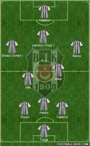 Besiktas JK Formation 2014
