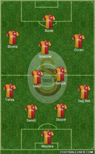 Galatasaray SK Formation 2014